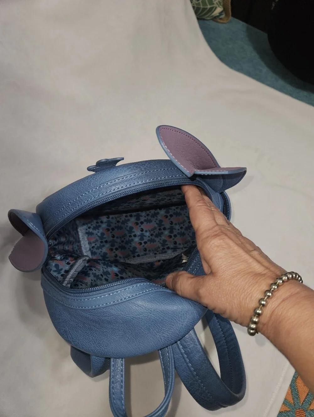 Loungefly Blue Stitch Mini Backpack